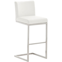 Tabouret de bar Paros blanc
