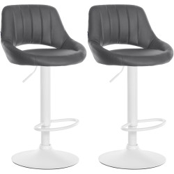 2er Set Barhocker Milet Kunstleder W