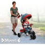 Tricycle évolutif pliable MONDO On & Go Moovi Explore - Rouge