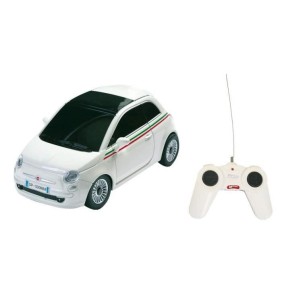 Voiture télécommandée Fiat 500 R/C 1:24 - MONDO - Blanc - Intérieur - A partir de 3 ans