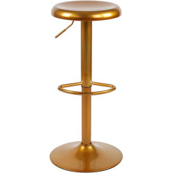 Tabouret de bar doré Williston