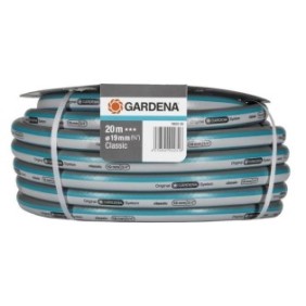 GARDENA Tuyau d'arrosage Classic – Longueur 20m – Ш19mm – Haute résistance pression 22 bar maximum – Garantie 12 ans (18022-20)