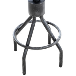 Ensemble de 2 tabourets de bar Hanam argent antique