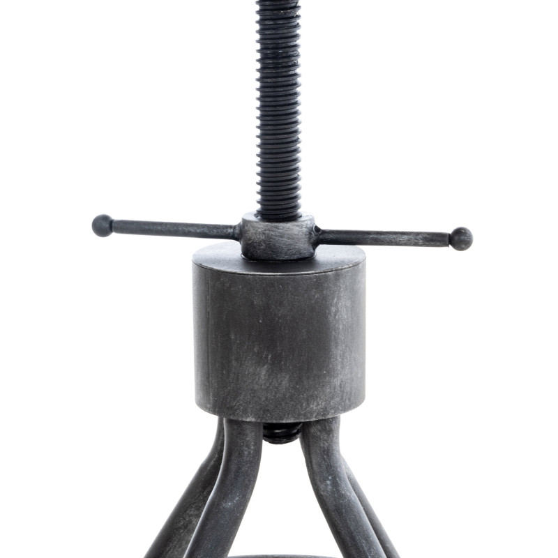 Ensemble de 2 tabourets de bar Hanam argent antique