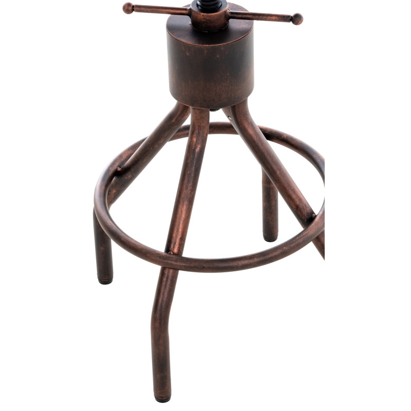 Juego de 2 taburetes de bar Hanam Bronce