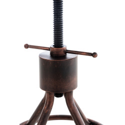 Ensemble de 2 tabourets de bar Hanam bronze