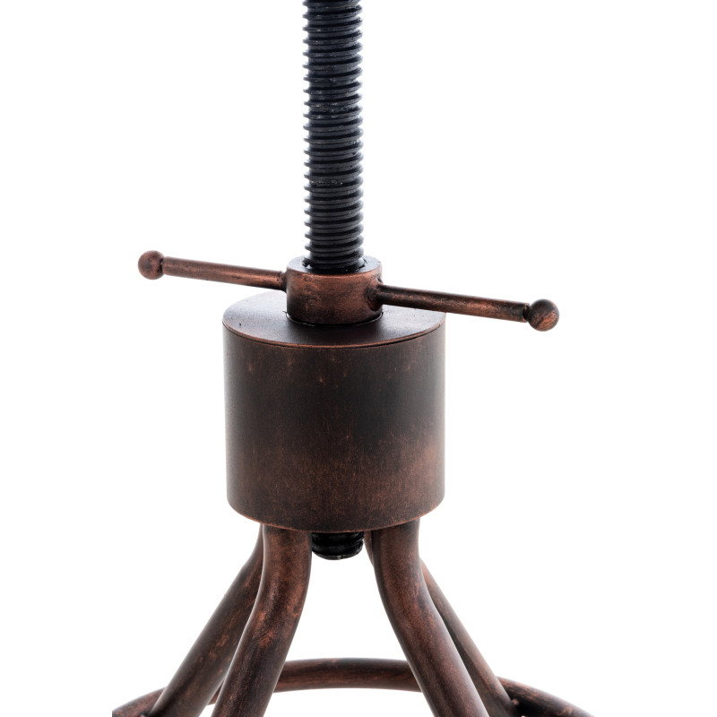 Lot de 2 tabourets de bar Hanam bronze