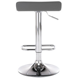 Lot de 2 tabourets de bar Dyn gris