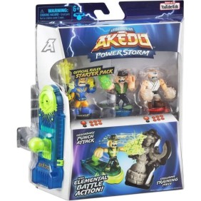 Jeu d'arcade de poche - Pack Starter Powerstorm Power Punch - Akedo MOOSE TOYS - 36 figurines a collectionner