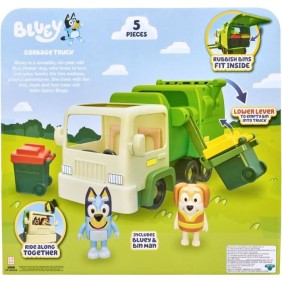 Jouet - Moose Toys - Le Camion poubelle de Bluey - Figurines incluses - Pour enfants de 3 ans et plus