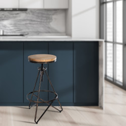 Tabouret de bar Karla bronze
