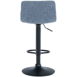 Tabouret de bar Hoover tissu B bleu