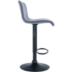 Tabouret de bar Hoover tissu B bleu