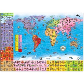 Carte du monde - Puzzle - ORCHARD