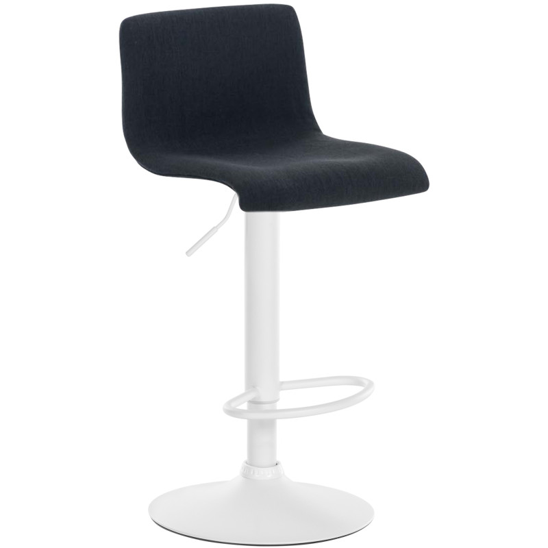 Tabouret de bar en tissu Hoover W noir