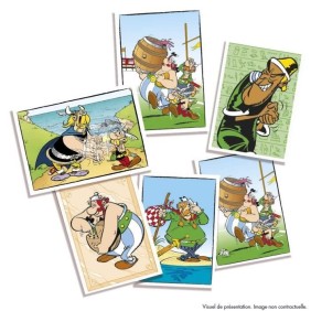 Album de voyages Astérix - Blister 6 pochettes - 30 stickers - Panini