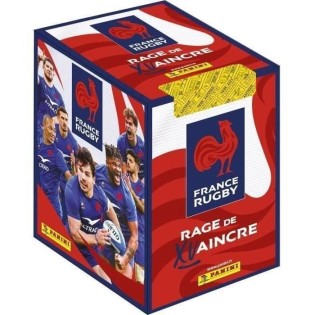 Boite de 36 pochettes de stickers et cartes RUGBY EDF - PANINI