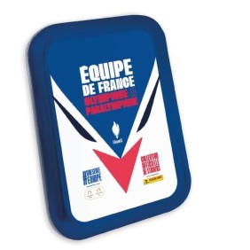 Boîte métal avec 10 pochettes + 2 cartes édition limitée - PANINI - JO 2024 Equipe de France