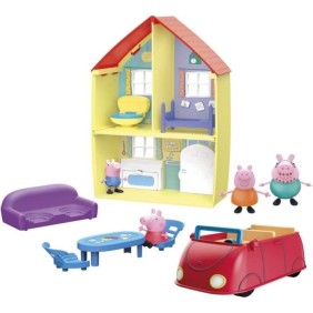 Coffret maison de Peppa et sa famille - PEPPA PIG - Jouet pour enfant de 3 ans - Accessoires amusants inclus