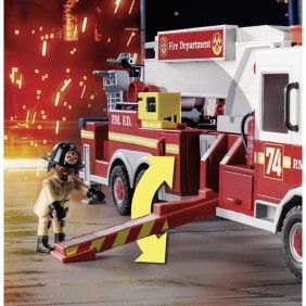 Camion de pompiers avec échelle PLAYMOBIL 70935 - City Action