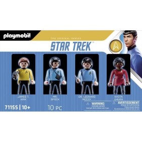 PLAYMOBIL - 71155 - Equipe Star Trek - Figurines et accessoires pour les fans de la série