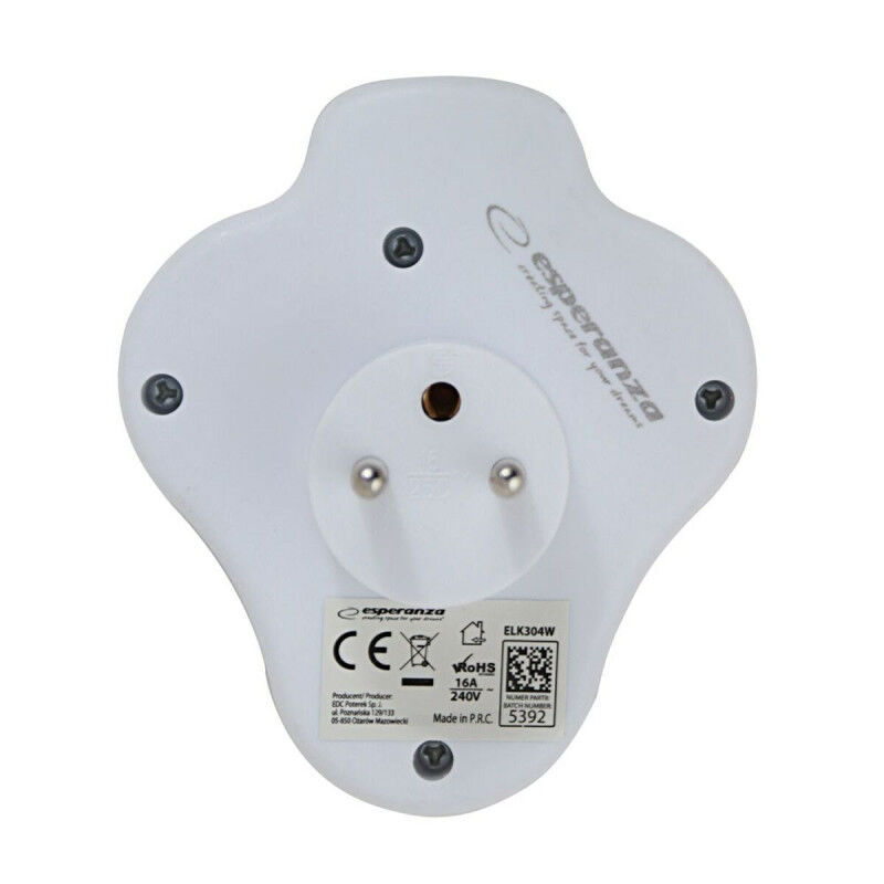 Multiprise Esperanza ELK304W 3 Prises