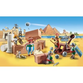 PLAYMOBIL - 71268 - Astérix : Numerobis et la bataille du Palais - Siege des Romains - 56 pieces - Multicolore