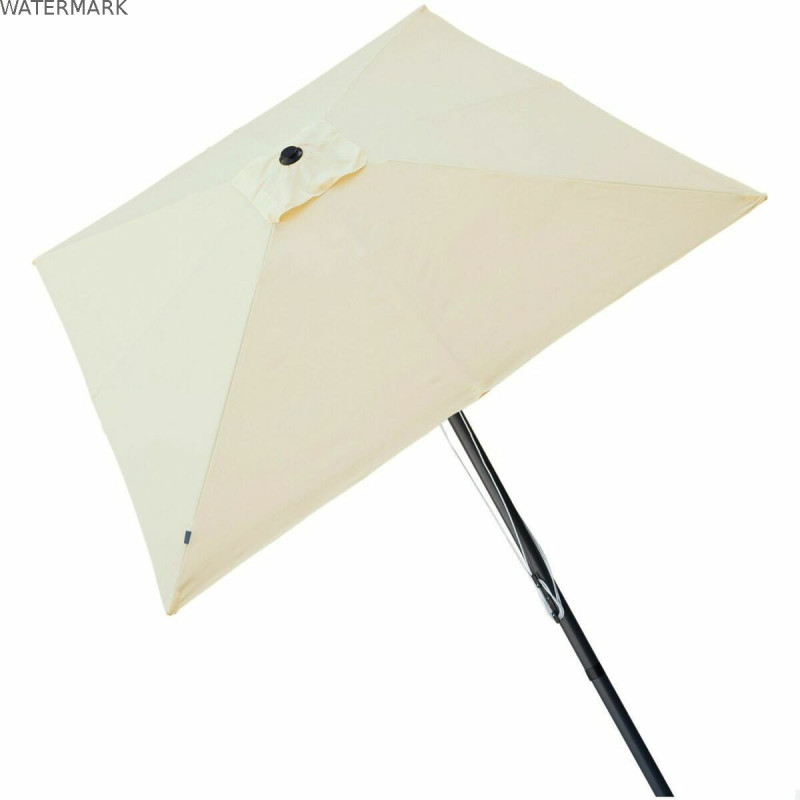 Parasol Aktive Crème Aluminium Acier 300 x 300 cm