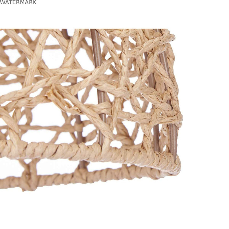 Suspension Naturel Rotin conique 25 x 21 x 25 cm (2 Unités)