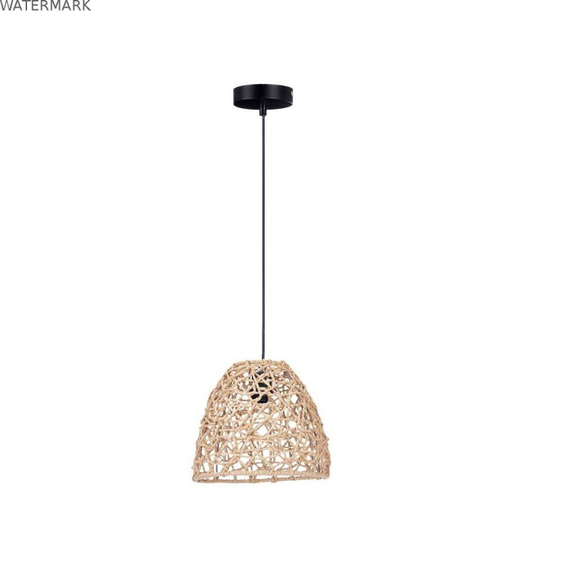 Suspension Naturel Rotin conique 25 x 21 x 25 cm (2 Unités)