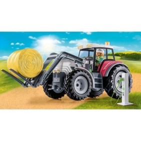 PLAYMOBIL - 71305 - Grand tracteur électrique - Country La vie a la ferme - 31 pieces