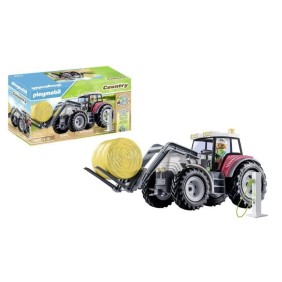 PLAYMOBIL - 71305 - Grand tracteur électrique - Country La vie a la ferme - 31 pieces