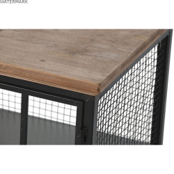 Caisson à Tiroirs Home ESPRIT Métal Sapin Loft 122 x 37 x 58,5 cm