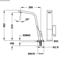 Mitigeur Teka IC 915 Blanc Métal