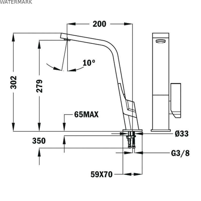 Mitigeur Teka IC 915 Blanc Métal