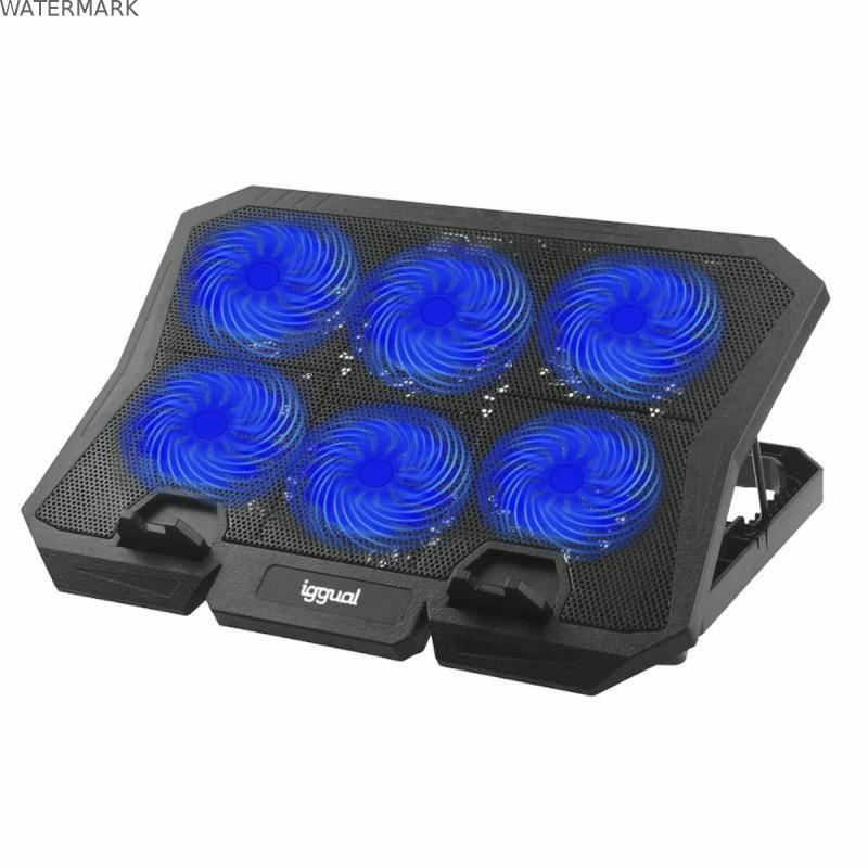 Support de refroidissement pour ordinateur portable iggual IGG319703 Noir