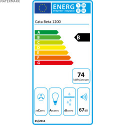 Hotte standard Cata BETA 1200 Acier
