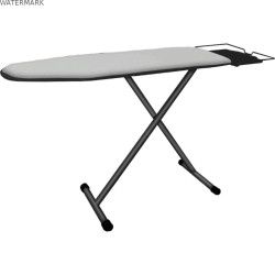 Table à Repasser Braun Noir Gris perlé Bois (Reconditionné B)