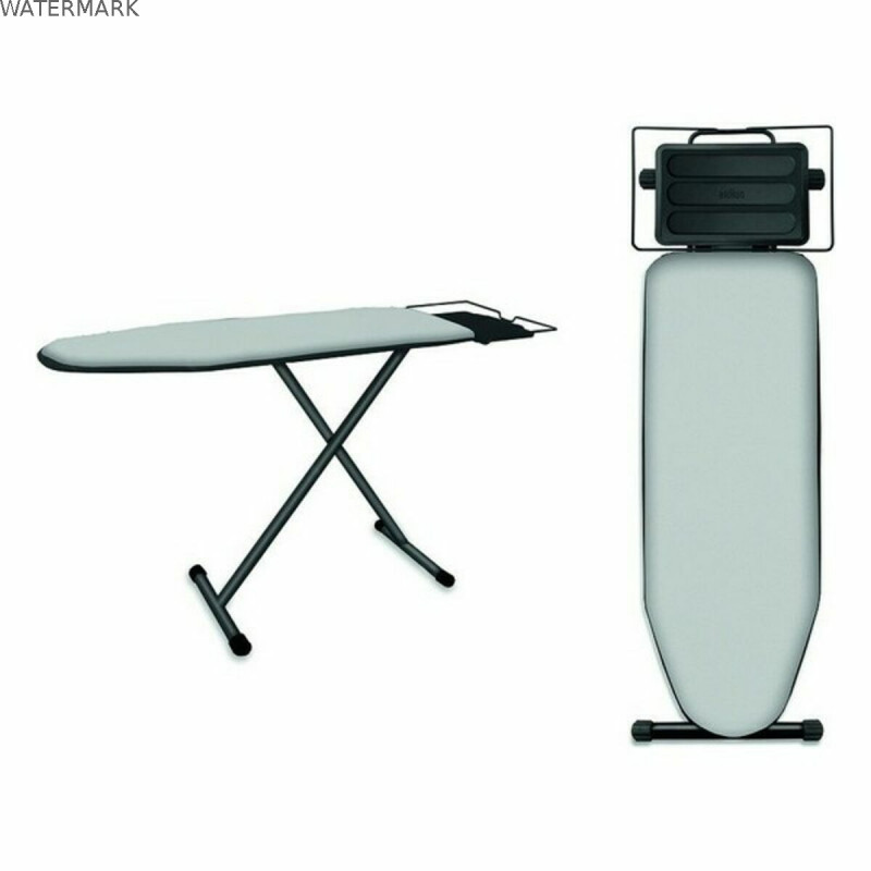 Table à Repasser Braun Noir Gris perlé Bois (Reconditionné B)