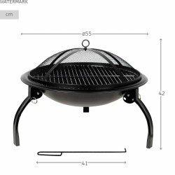 Radiateur Aktive Rond Extérieur Jardin 55 cm