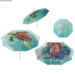 Parasol de plage Ø 200 cm SPF50+ Marin