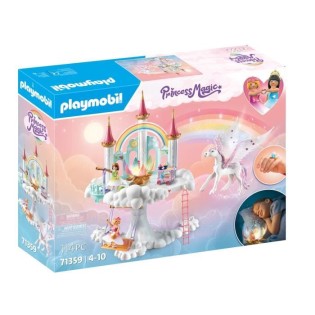 PLAYMOBIL - Tourelle enchantée Princess Magic - Fleur magique veilleuse - 114 pieces - Des 4 ans