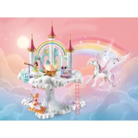 PLAYMOBIL - Tourelle enchantée Princess Magic - Fleur magique veilleuse - 114 pieces - Des 4 ans