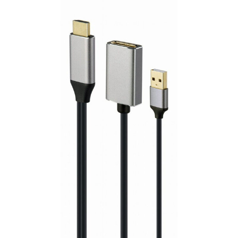 Adaptateur DisplayPort vers HDMI GEMBIRD A-HDMIM-DPF-02 Noir 4K Ultra HD (1 Unité)