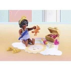 PLAYMOBIL Princess Magic - Chambre de princesses avec 2 lits a bascule - Des 4 ans