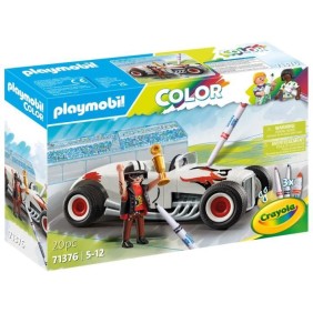 PLAYMOBIL Color : Voiture de course - PLAYMOBIL - Crée de nouvelles histoires a tes couleurs - Des 5 ans