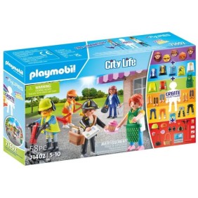 PLAYMOBIL - My Figures : Métiers - City Life - 5 ans - 58 pieces