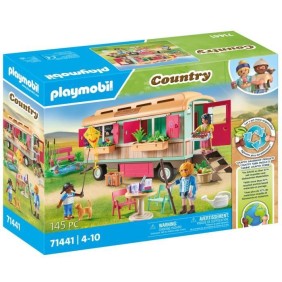 PLAYMOBIL 71441 Roulotte café boutique, Country La vie a la ferme, Des 4 ans