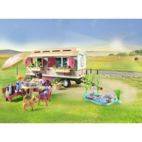 PLAYMOBIL 71441 Roulotte café boutique, Country La vie a la ferme, Des 4 ans