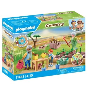 PLAYMOBIL 71443 Grands-parents et potager - Country -  Des 4 ans